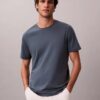 Supima-Baumwoll-T-Shirt mit Rundhalsausschnitt Supima-Baumwoll-T-Shirt mit Rundhalsausschnitt