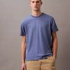 Supima-Baumwoll-T-Shirt mit Rundhalsausschnitt Supima-Baumwoll-T-Shirt mit Rundhalsausschnitt