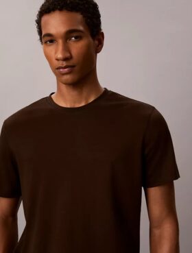 Supima-Baumwoll-T-Shirt mit Rundhalsausschnitt