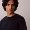 Supima-Baumwoll-T-Shirt mit Rundhalsausschnitt Supima-Baumwoll-T-Shirt mit Rundhalsausschnitt