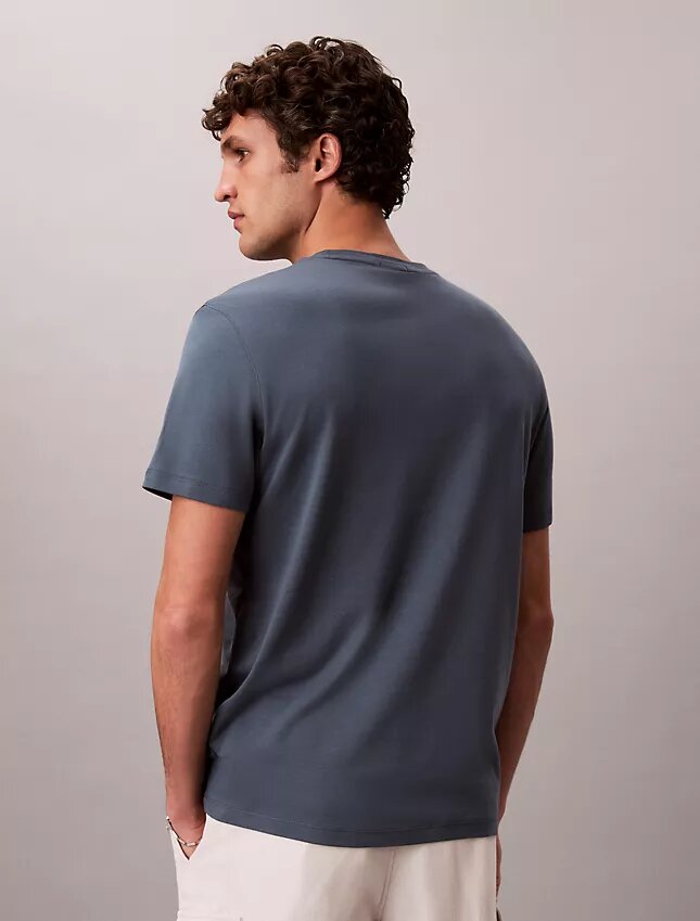 Supima-Baumwoll-T-Shirt mit Rundhalsausschnitt Supima-Baumwoll-T-Shirt mit Rundhalsausschnitt