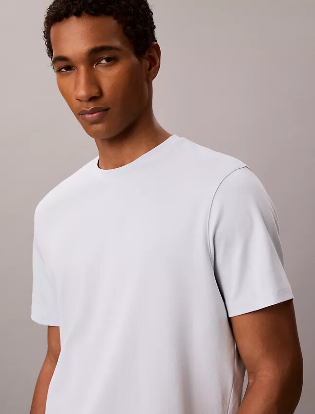 Supima-Baumwoll-T-Shirt mit Rundhalsausschnitt Supima-Baumwoll-T-Shirt mit Rundhalsausschnitt