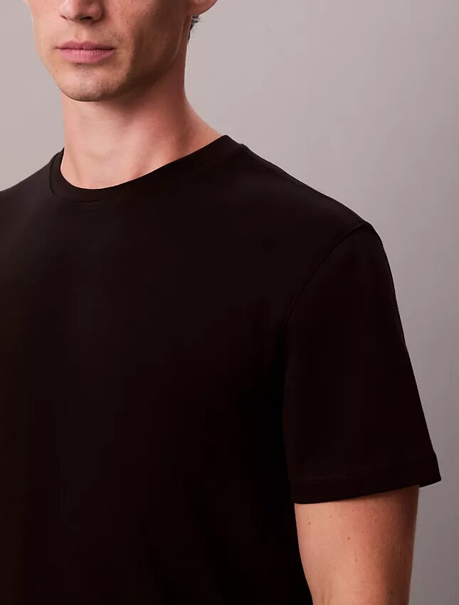 Supima-Baumwoll-T-Shirt mit Rundhalsausschnitt Supima-Baumwoll-T-Shirt mit Rundhalsausschnitt