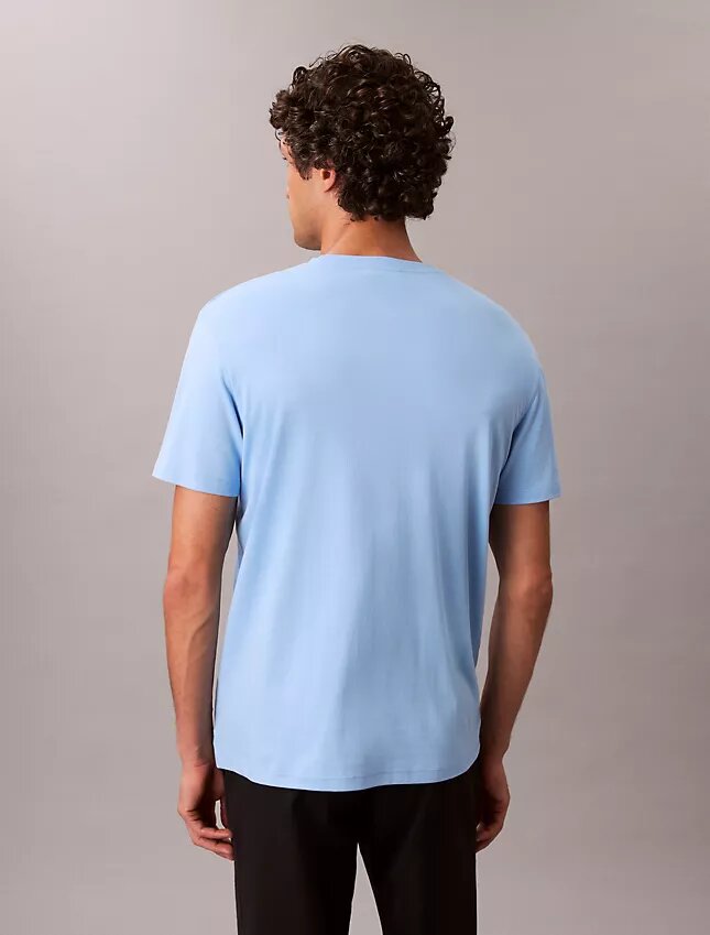 Supima-Baumwoll-T-Shirt mit Rundhalsausschnitt Supima-Baumwoll-T-Shirt mit Rundhalsausschnitt