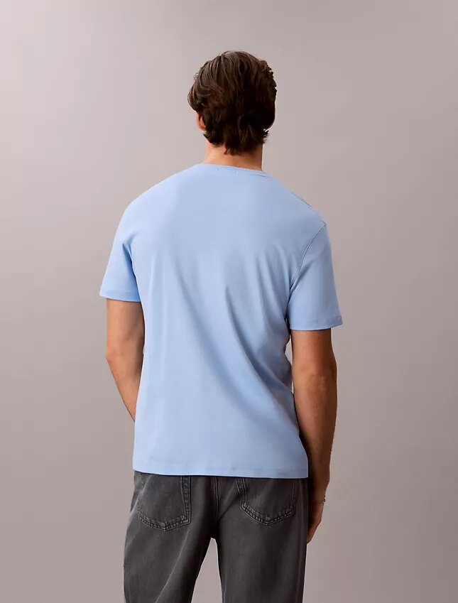 Supima-Baumwoll-T-Shirt mit Rundhalsausschnitt Supima-Baumwoll-T-Shirt mit Rundhalsausschnitt