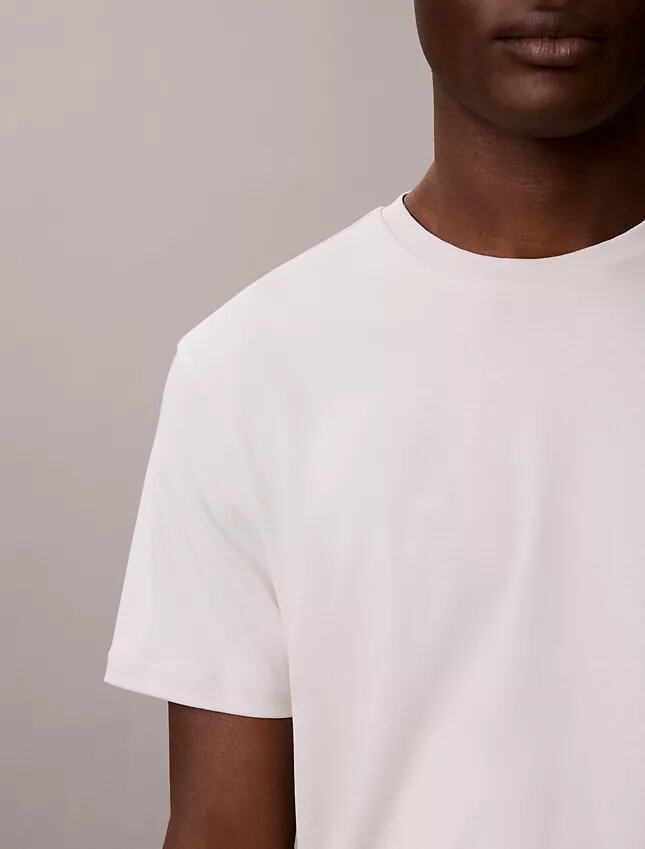 Supima-Baumwoll-T-Shirt mit Rundhalsausschnitt Supima-Baumwoll-T-Shirt mit Rundhalsausschnitt