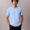 Supima-Baumwoll-T-Shirt mit Rundhalsausschnitt Supima-Baumwoll-T-Shirt mit Rundhalsausschnitt