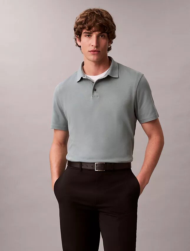 Supima-Baumwolle Klassisches Poloshirt Supima-Baumwolle Klassisches Poloshirt