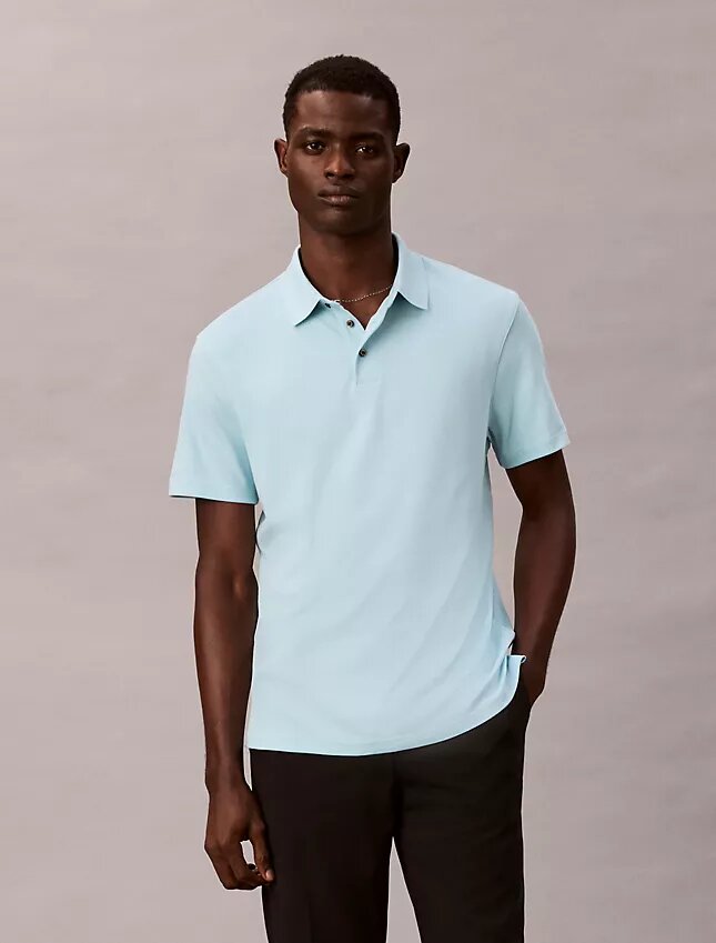 Supima-Baumwolle Klassisches Poloshirt Supima-Baumwolle Klassisches Poloshirt