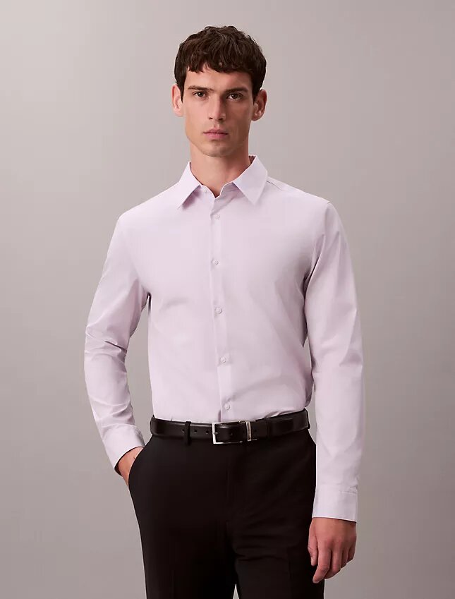 Supima-Stretch-Baumwollhemd in Slim-Fit Supima-Stretch-Baumwollhemd in Slim-Fit