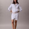 Sweatshirt mit durchgehendem Reißverschluss und Logo-Streifen Sweatshirt mit durchgehendem Reißverschluss und Logo-Streifen