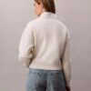 Sweatshirt mit Viertelreißverschluss, Stehkragen und Archiv-Logo Sweatshirt mit Viertelreißverschluss, Stehkragen und Archiv-Logo