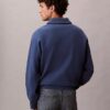 Sweatshirt mit Viertelreißverschluss und Varsity-Monogram-Logo