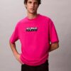 T-Shirt mit Block-Logo-Grafik in lockerer Passform T-Shirt mit Block-Logo-Grafik in lockerer Passform