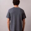 T-Shirt mit durchgehendem Monogram und lockerer Passform