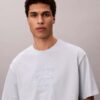 T-Shirt mit Emblem-Logo und lockerer Passform