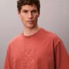 T-Shirt mit Emblem-Logo und lockerer Passform