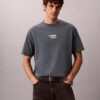 T-Shirt mit gesticktem 1989-Logo und lockerer Passform