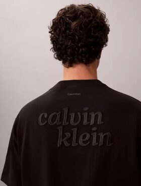 T-Shirt mit gesticktem 1989-Logo und lockerer Passform