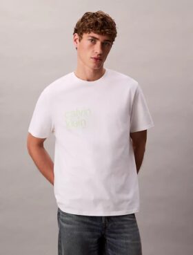 T-Shirt mit Kreisgrafik und lockerer Passform