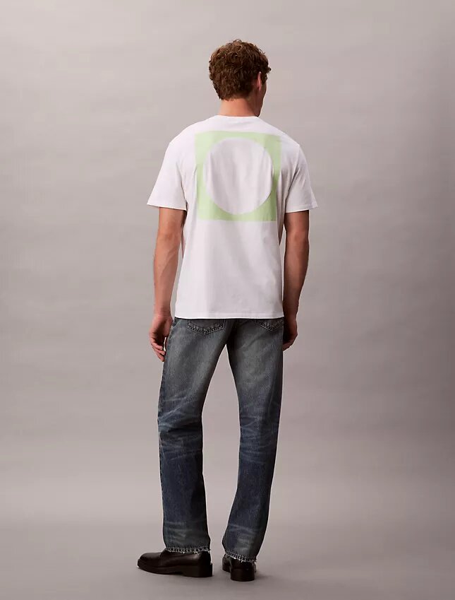 T-Shirt mit Kreisgrafik und lockerer Passform T-Shirt mit Kreisgrafik und lockerer Passform