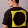 T-Shirt mit Kreisgrafik und lockerer Passform T-Shirt mit Kreisgrafik und lockerer Passform
