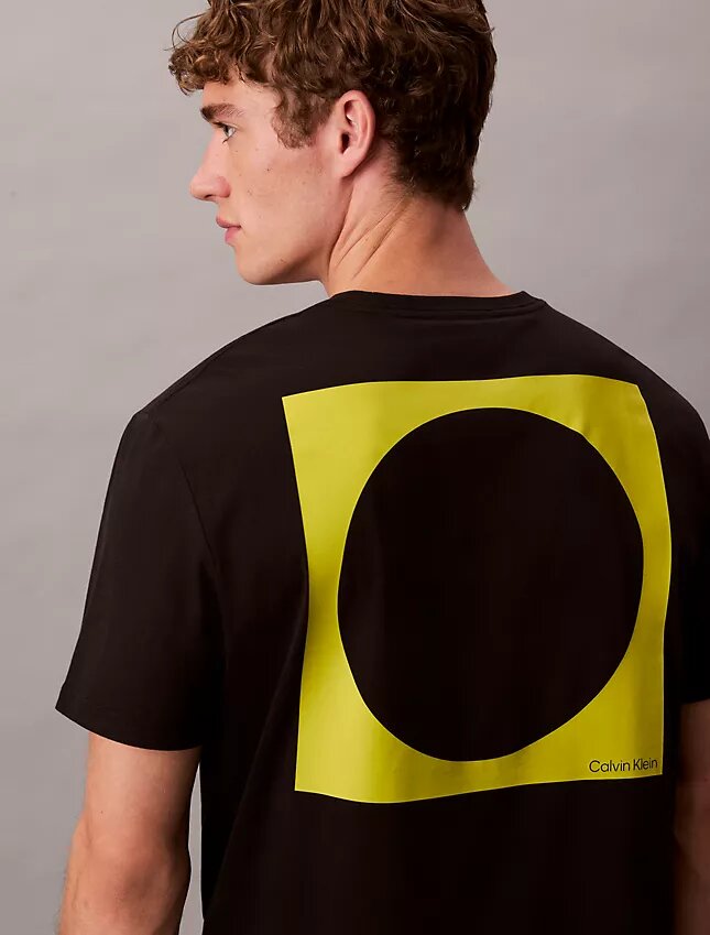 T-Shirt mit Kreisgrafik und lockerer Passform T-Shirt mit Kreisgrafik und lockerer Passform