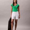 T-Shirt mit Monogram-Logo in grafischer Slim-Passform T-Shirt mit Monogram-Logo in grafischer Slim-Passform