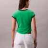 T-Shirt mit Monogram-Logo in grafischer Slim-Passform T-Shirt mit Monogram-Logo in grafischer Slim-Passform