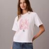 T-Shirt mit Rundhalsausschnitt und Stadtansicht-Grafik