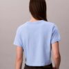 T-Shirt mit Schriftzug-Logo, kurz geschnitten und kastenförmig T-Shirt mit Schriftzug-Logo, kurz geschnitten und kastenförmig
