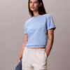 T-Shirt mit Schriftzug von Calvin Klein in Schreibschrift T-Shirt mit Schriftzug von Calvin Klein in Schreibschrift