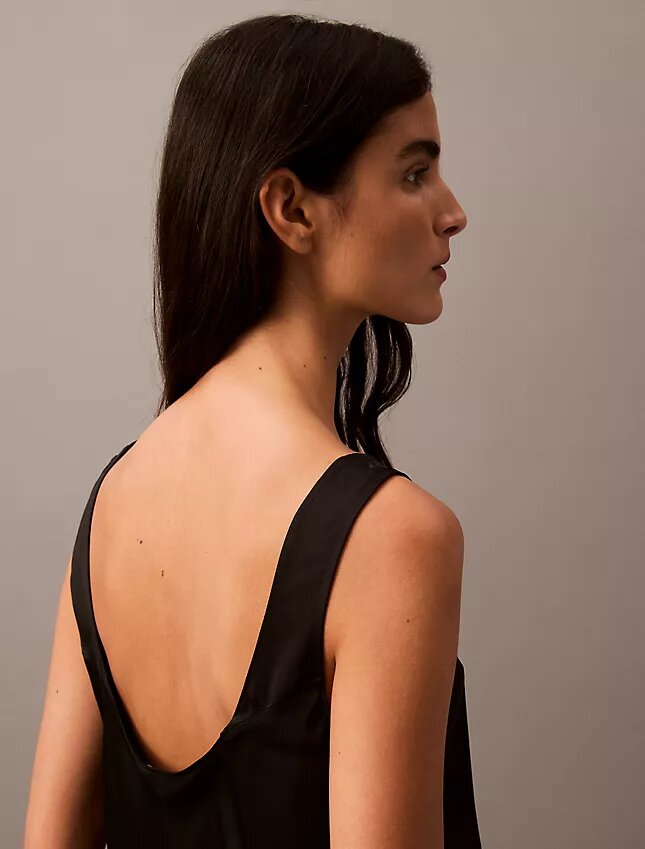Tanktop aus Viskose-Satin Tanktop aus Viskose-Satin