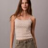 Tanktop mit durchgehendem Monogram und konturierten Rippen Tanktop mit durchgehendem Monogram und konturierten Rippen