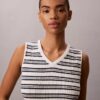 Tanktop mit geripptem V-Ausschnitt Tanktop mit geripptem V-Ausschnitt