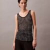 Tanktop mit Jacquard-Struktur Tanktop mit Jacquard-Struktur