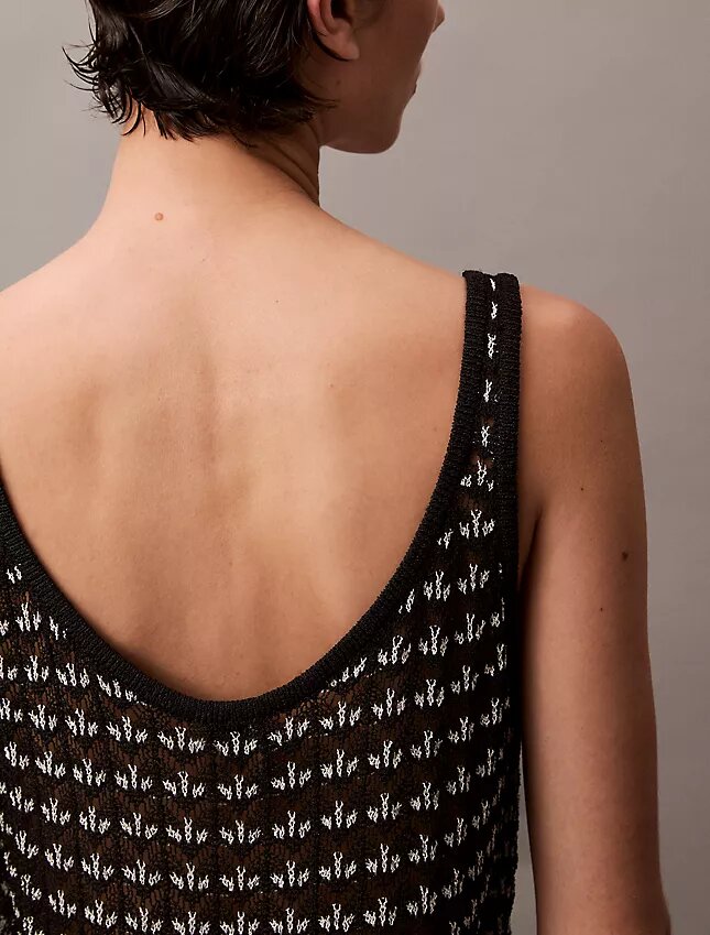 Tanktop mit Jacquard-Struktur Tanktop mit Jacquard-Struktur