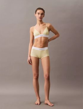 Triangel-Bralette aus Baumwoll-Modal-Stretch-Rippstoff, Unlined Triangel-Bralette aus Baumwoll-Modal-Stretch-Rippstoff, Unlined