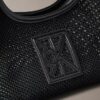 Umhängetasche aus Mesh mit Emblem-Logo Umhängetasche aus Mesh mit Emblem-Logo