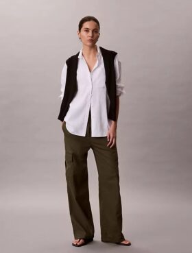 Weiche Cargo-Hose aus Twill