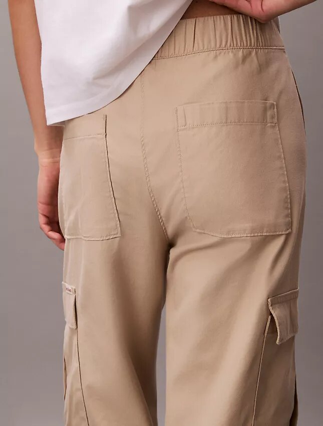 Weiche Cargo-Hose aus Twill Weiche Cargo-Hose aus Twill