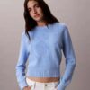 Weicher Baumwollpullover mit Monogram