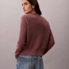Weicher Baumwollpullover mit Monogram