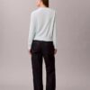 Weicher Baumwollpullover mit Monogram Weicher Baumwollpullover mit Monogram