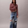 Weicher Baumwollpullover mit Monogram