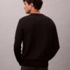 Weicher Baumwollpullover mit Monogram Weicher Baumwollpullover mit Monogram