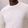 Weicher Baumwollpullover mit Monogram und lockerer Passform