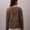 Weicher, locker sitzender Monogram-Pullover aus Baumwolle Weicher, locker sitzender Monogram-Pullover aus Baumwolle