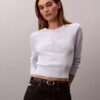 Weicher Monologo-Pullover aus Baumwollchenille Weicher Monologo-Pullover aus Baumwollchenille