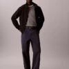 Weite Cotton Stretch-Hose